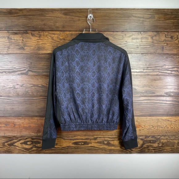 Athleta Brooklyn Track Bomber Print Jacket New Size XXS - Picture 3 of 6